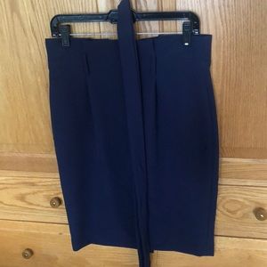 Liz Claiborne Navy Pencil Skirt